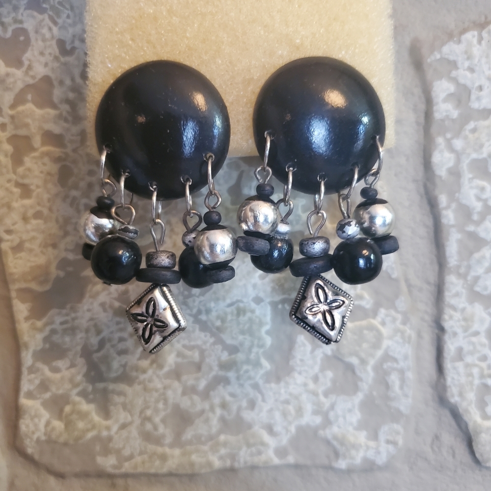 Vintage Dangly Costume Earrings